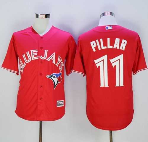 Toronto Blue Jays #11 Kevin Pillar Red New Cool Base 40TH Anniversary Stitched Baseball Jersey,We sell and wholesale Toronto Blue Jays #11 Kevin Pillar Red New Cool Base 40TH Anniversary Stitched Baseball Jersey on line form chian!